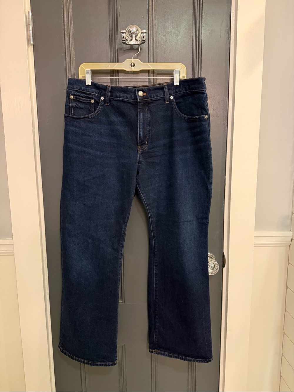 Madewell Relaxed Bootcut 32 Petite Foundry Wash